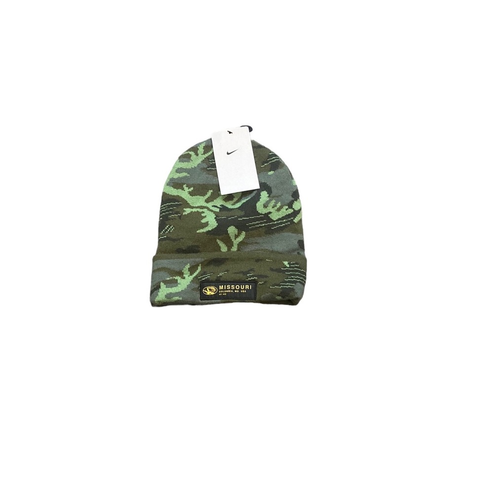 Missouri Tigers Nike Military Camo Knit Cuffed Beanie Hat Cap